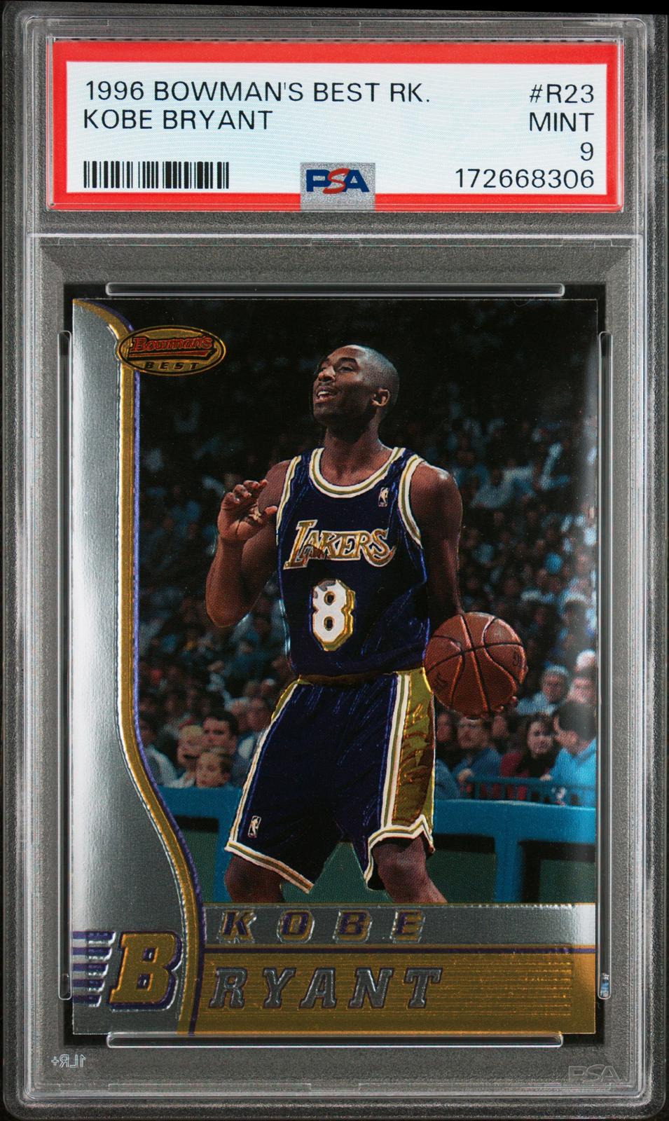 1996 Bowman'S Best Rookie #R23 Kobe Bryant PSA 9