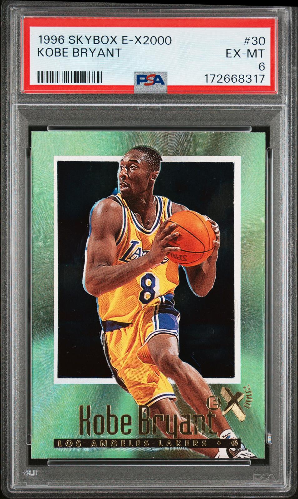 1996 Skybox E-X2000 #30 Kobe Bryant PSA 6