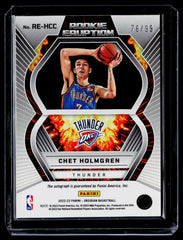 Chet Holmgren Panini Obsidian - Rookie Eruption Autographs RE-HCC NM