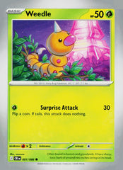 Weedle CRI 001/086 NM