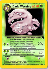 Dark Weezing (14) Holo Rare Team Rocket 14/82 LP