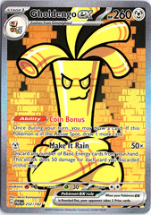 Gholdengo ex Special Illustration Rare SV04: Paradox Rift 252/182 NM