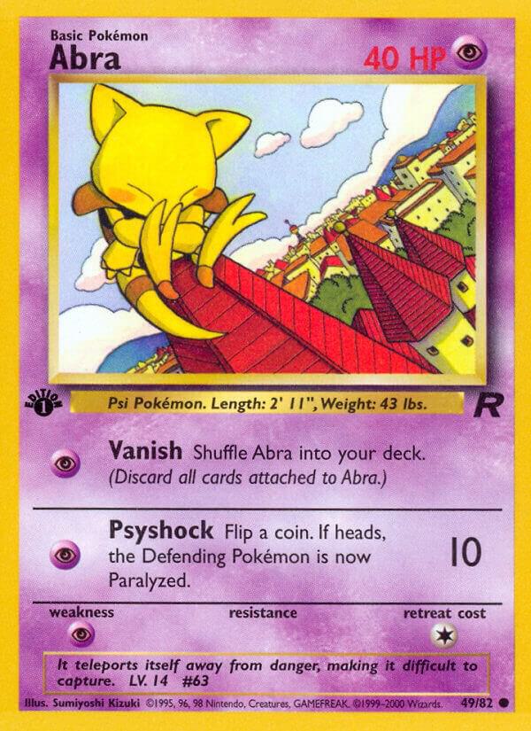 Abra Common Team Rocket 49/82 LP