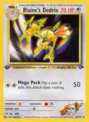 Blaine's Dodrio Uncommon Gym Challenge 032/132 NM