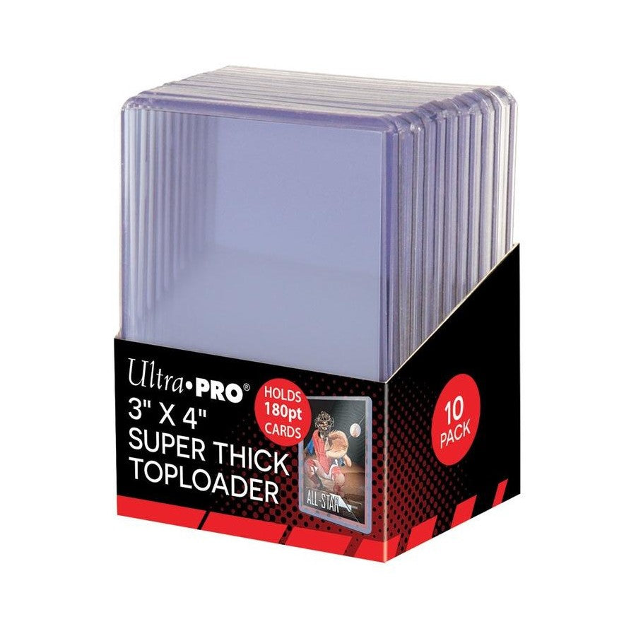 Ultra Pro 3" x 4" 10 pt Thick Toploaders 10 Pack
