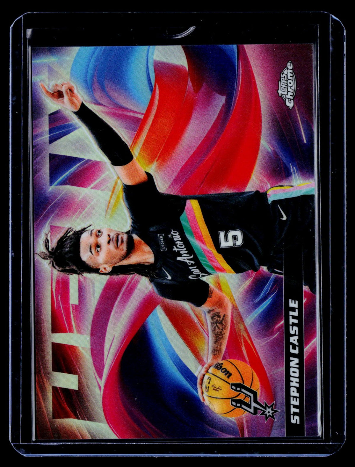 Stephon Castle Topps Chrome Update - Helix H-8 NM