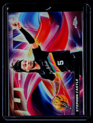 Stephon Castle Topps Chrome Update - Helix H-8 NM