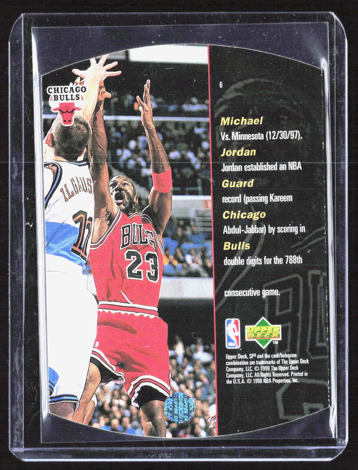 1997-98 SPx - Sky Michael Jordan 6 Basketball Chicago Bulls