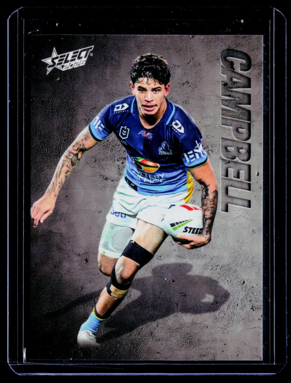 2026 Select NRL Hobby Etched - Jayden Campbell Titans 040/185