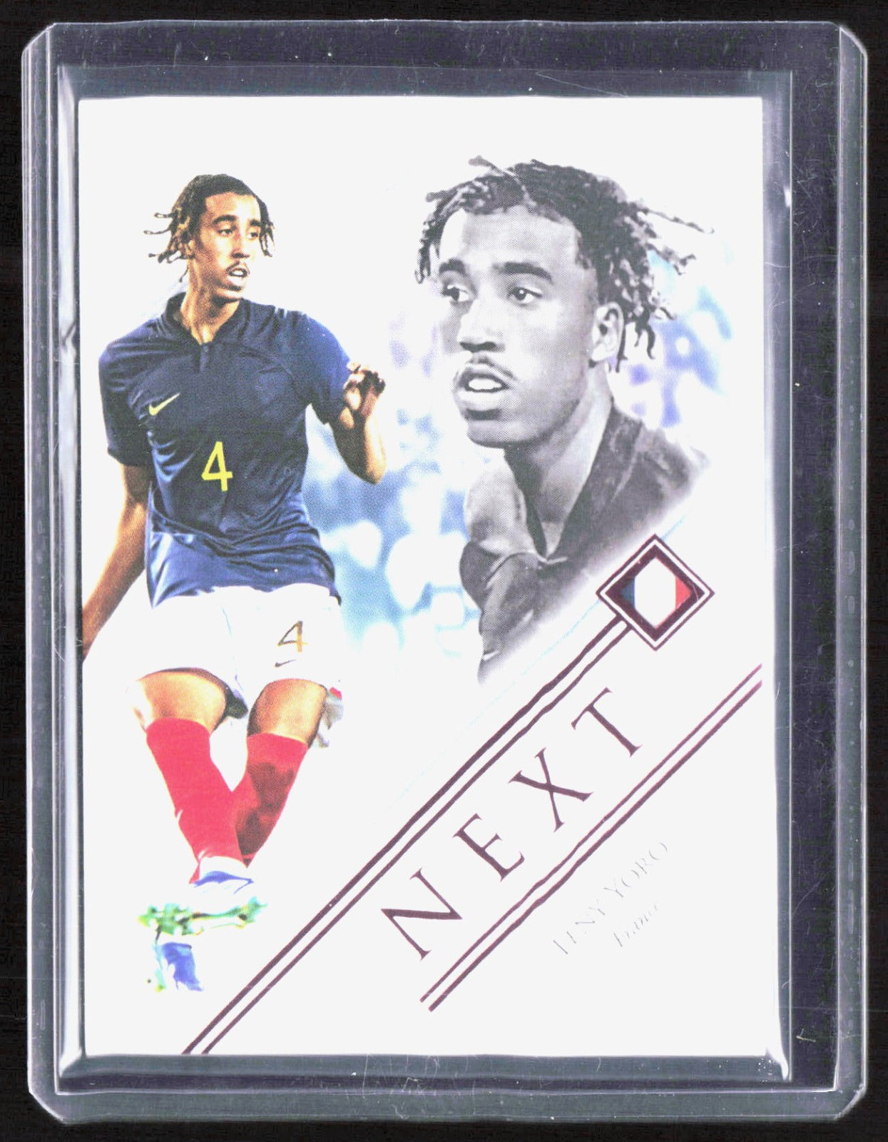 2025 Futera Unique World Football Edition 21 Leny Yoro 100 Soccer France