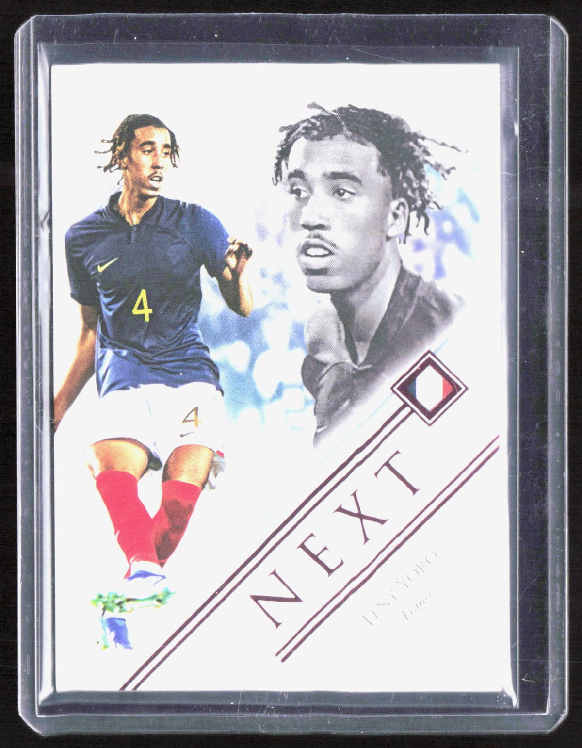 2025 Futera Unique World Football Edition 21 Leny Yoro 100 Soccer France
