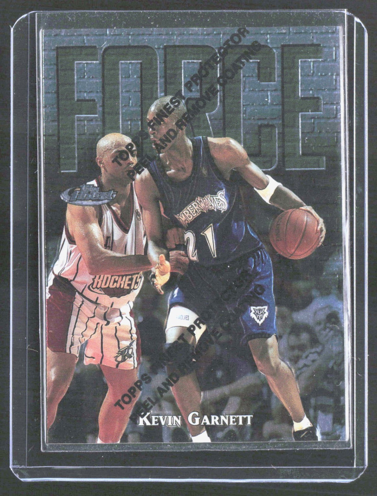 1997-98 Finest Kevin Garnett 136 Basketball Minnesota Timberwolves