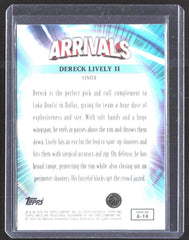 2023-24 Finest - Arrivals Blue  Dereck Lively II A-14 RC Basketball Dallas Mavericks