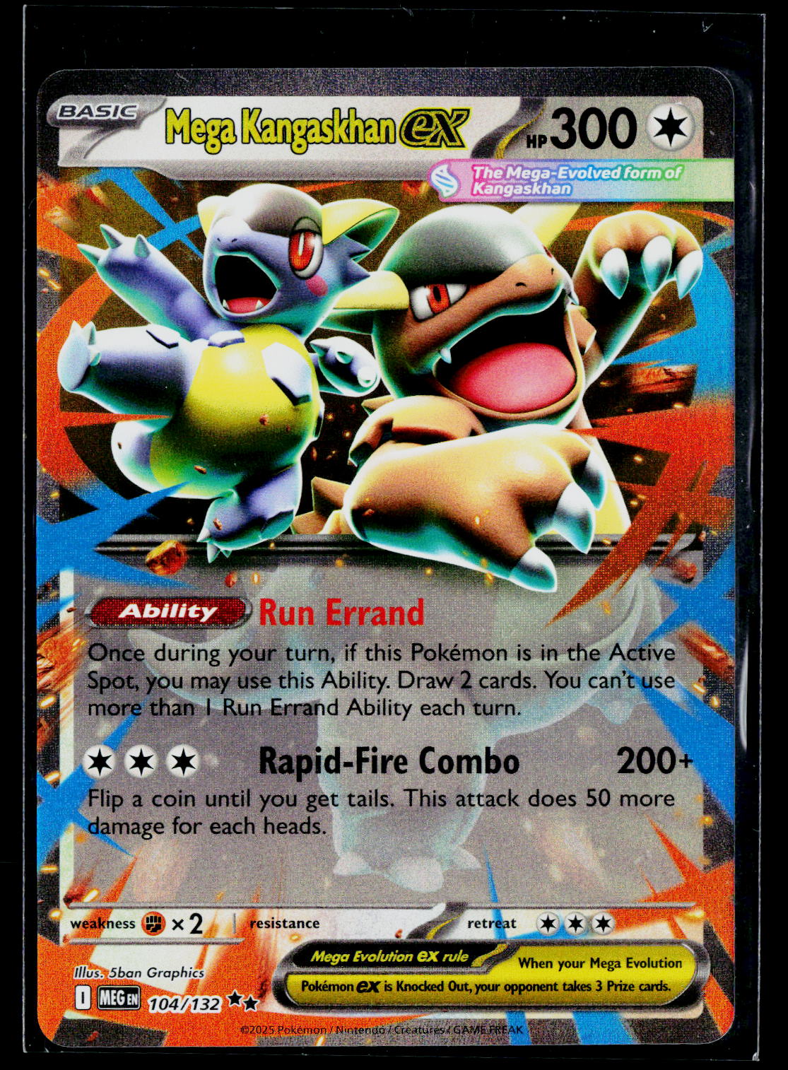Mega Kangaskhan ex MEG 104/132 Holo NM