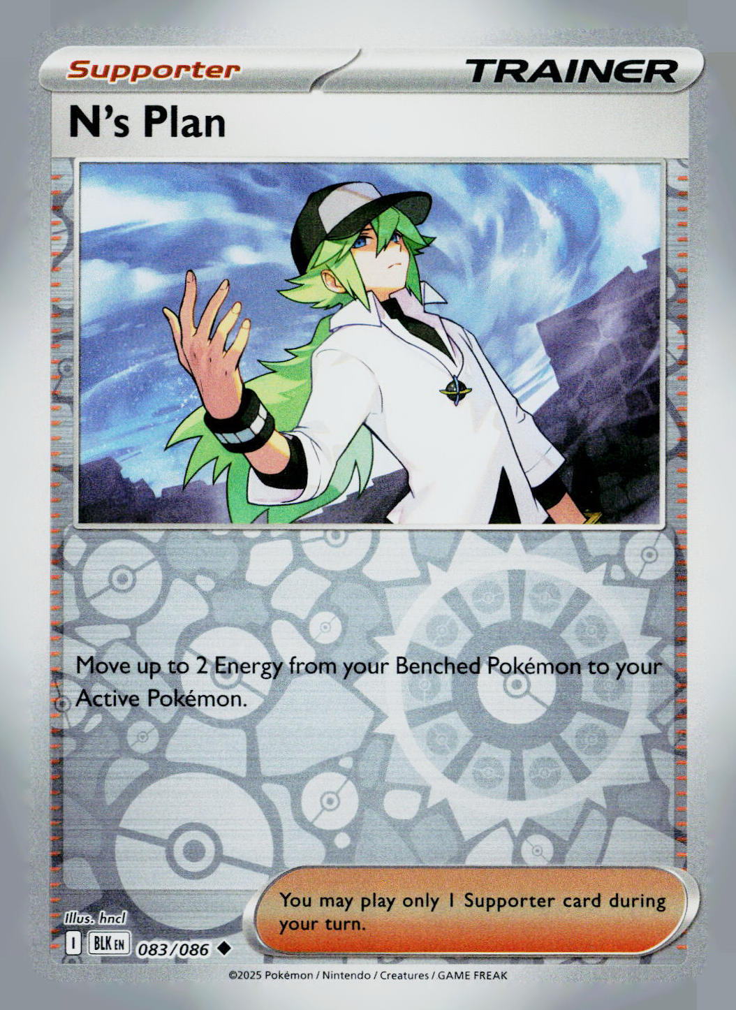 N's Plan BLK Reverse Holo NM