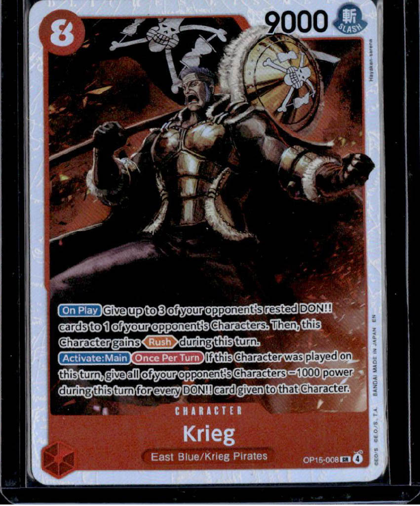 Krieg Foil Adventure on Kami's Island OP15-008 NM