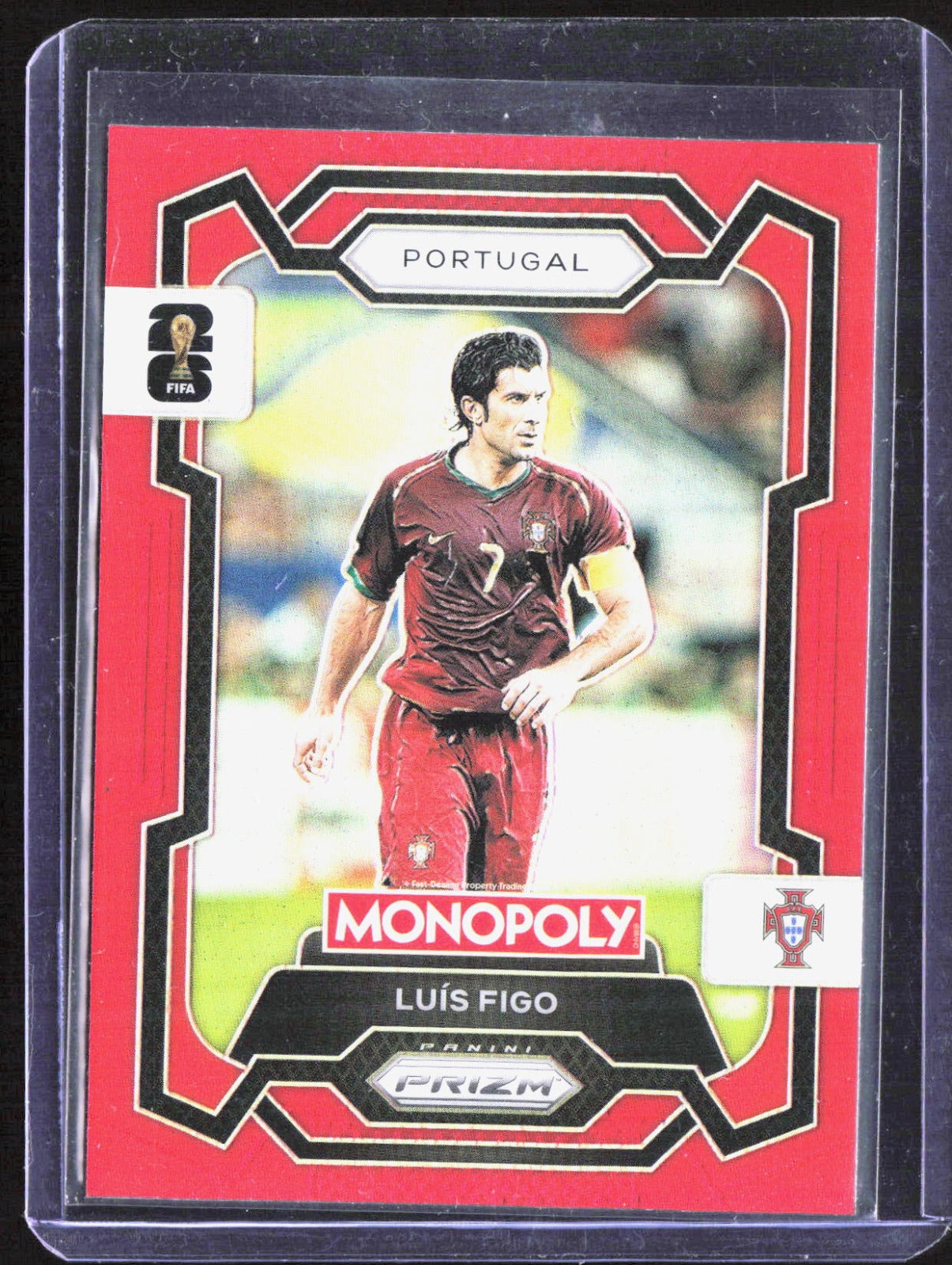 2026 Panini Prizm Monopoly FIFA World Cup - Red Prizms Luis Figo 31