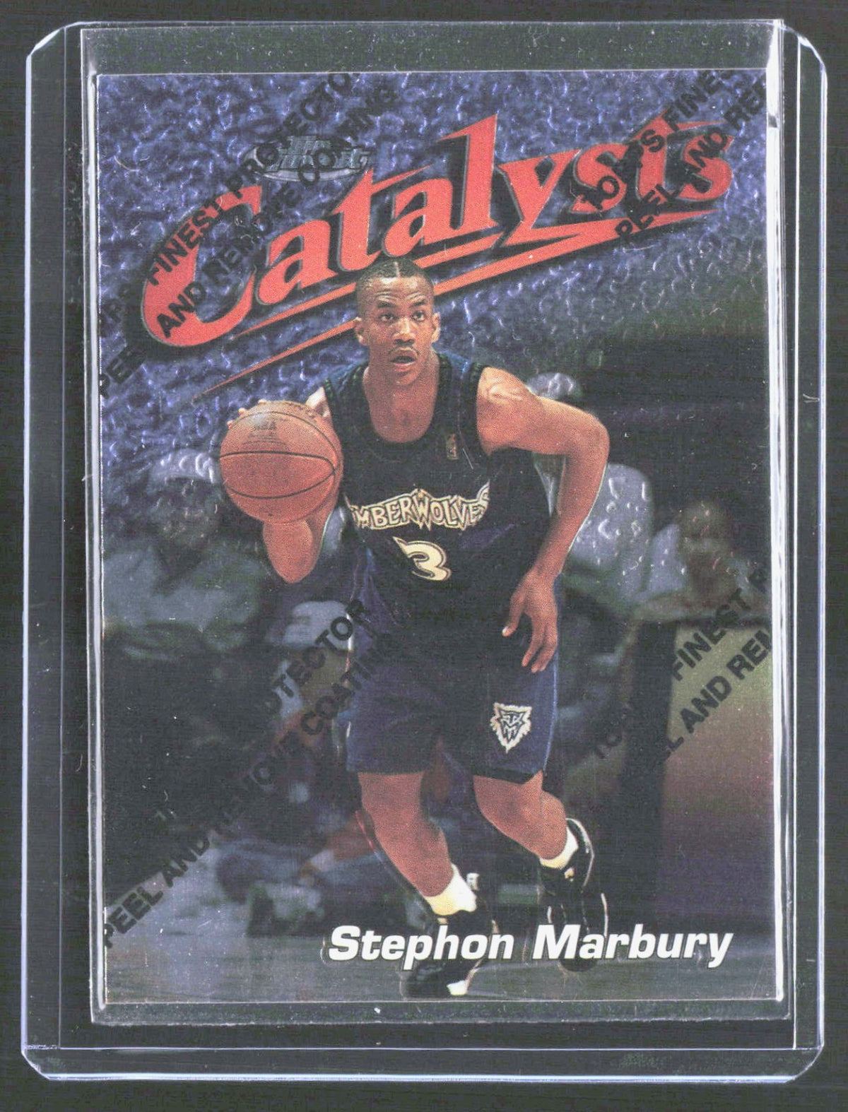 1997-98 Finest Stephon Marbury 121 Basketball Minnesota Timberwolves