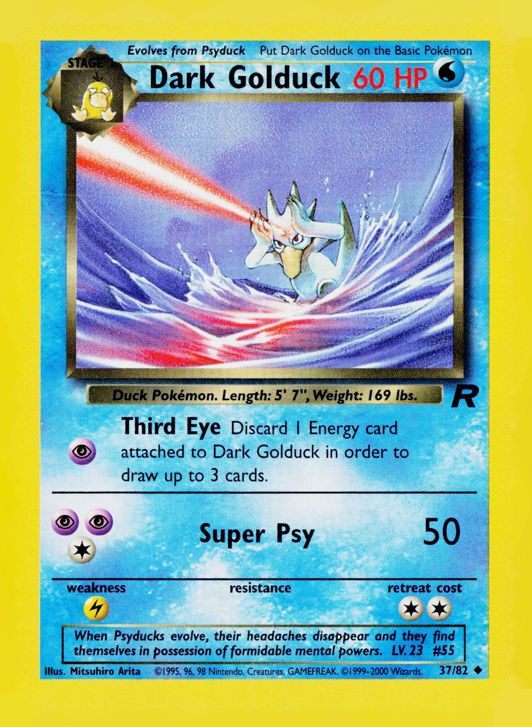 Dark Golduck Unlimited Team Rocket 37/82 LP