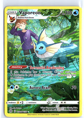 Vaporeon Ultra Rare SWSH09: Brilliant Stars Trainer Gallery TG02/TG30 NM