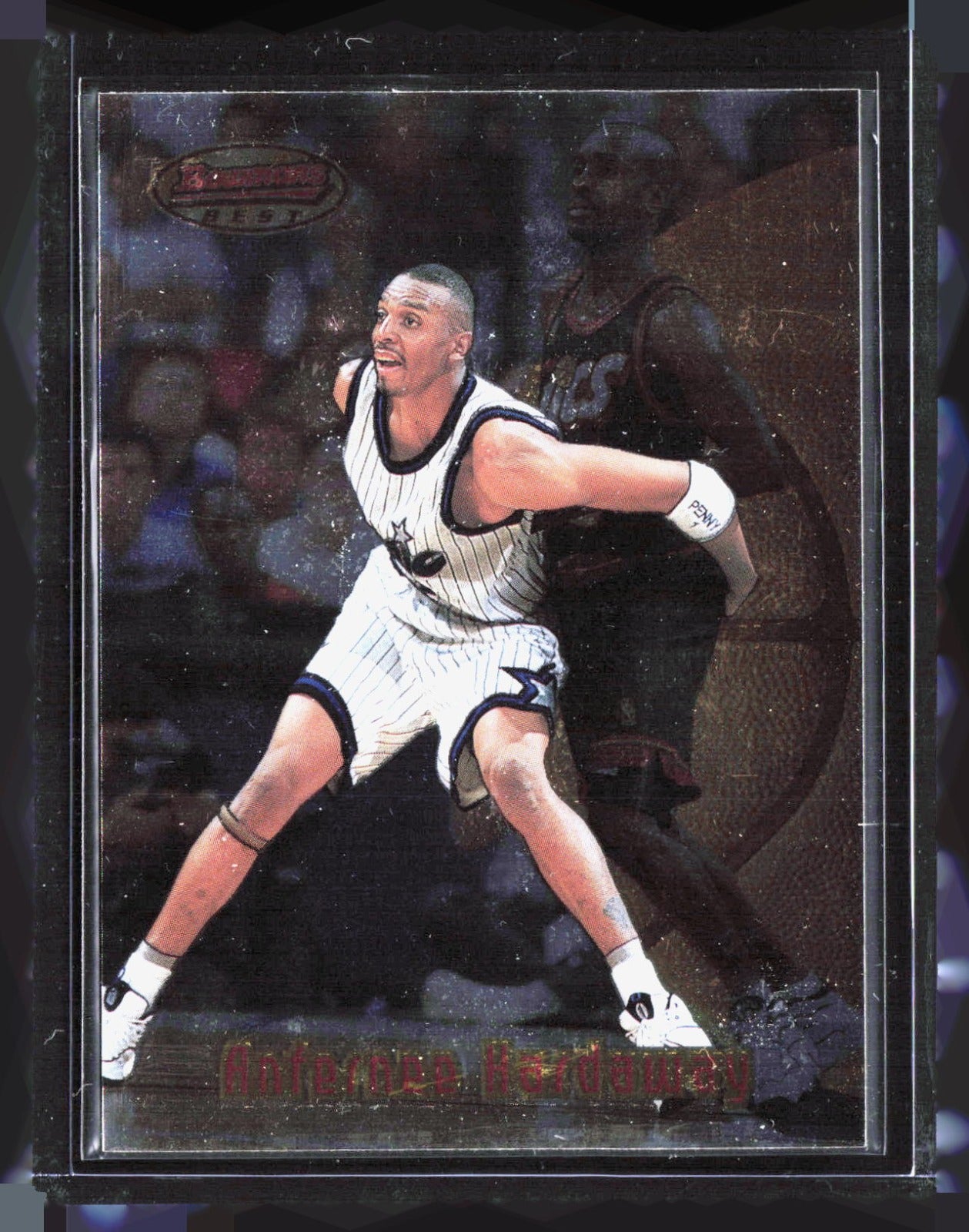 1997-98 Bowman's Best Anfernee Hardaway 69 Basketball Orlando Magic