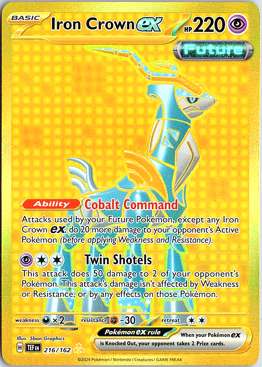 Iron Crown ex Hyper Rare SV05: Temporal Forces 216/162 NM