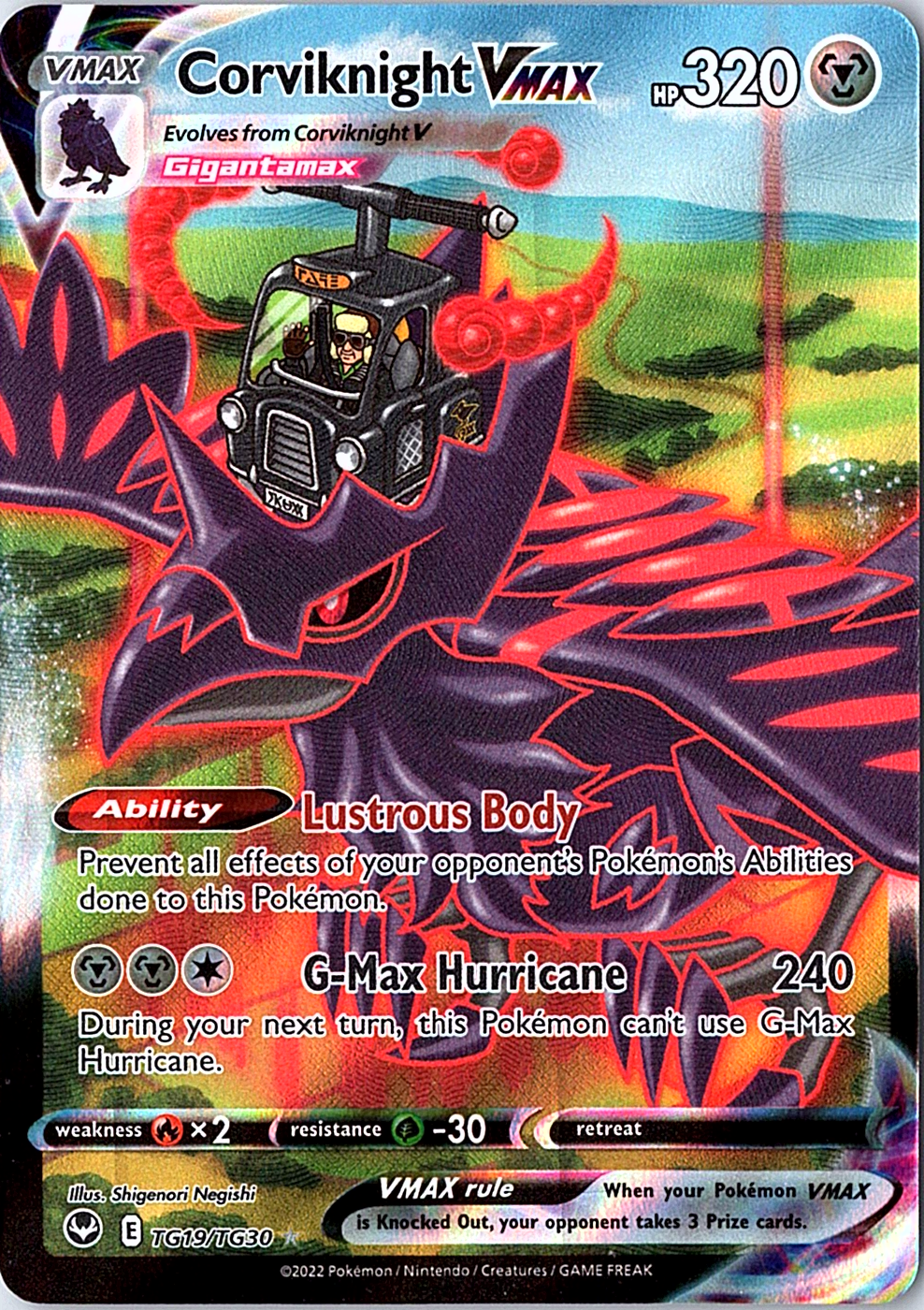Corviknight VMAX Ultra Rare SWSH12: Silver Tempest Trainer Gallery TG19/TG30 NM