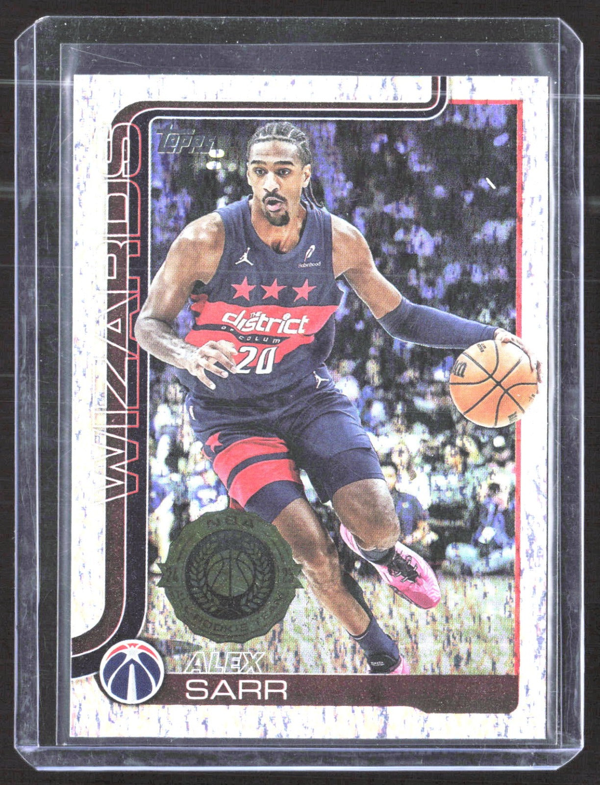 2025-26 Topps - Rainbow Foilboard Alex Sarr 96 Basketball Washington Wizards