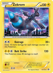 Zekrom Holo Rare Legendary Treasures 51/113 NM