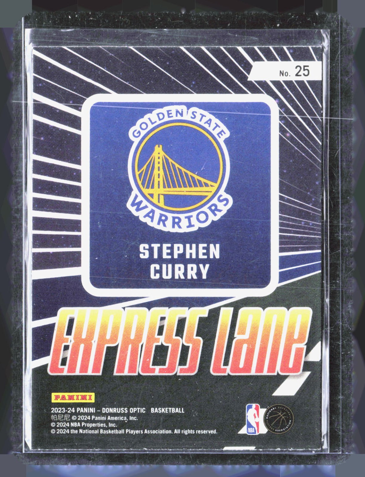 2023-24 Donruss Optic - Express Lane Stephen Curry 25 Golden State Warriors