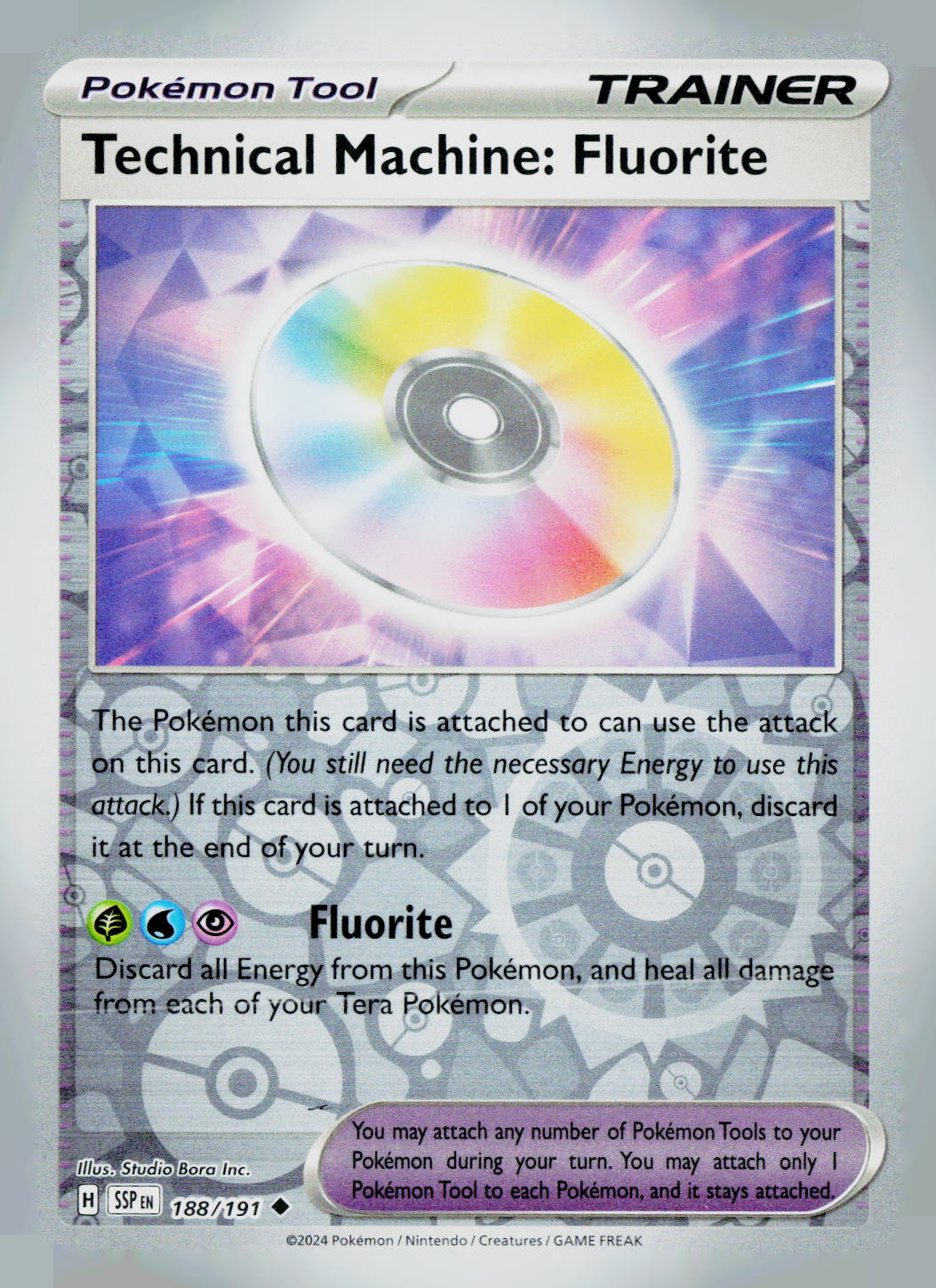 Technical Machine: Fluorite SSP 188/191 Reverse Holo NM