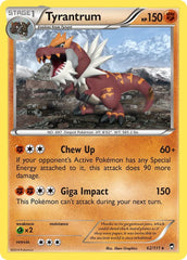 Tyrantrum Rare Reverse Holo XY - Furious Fists 62/111 NM