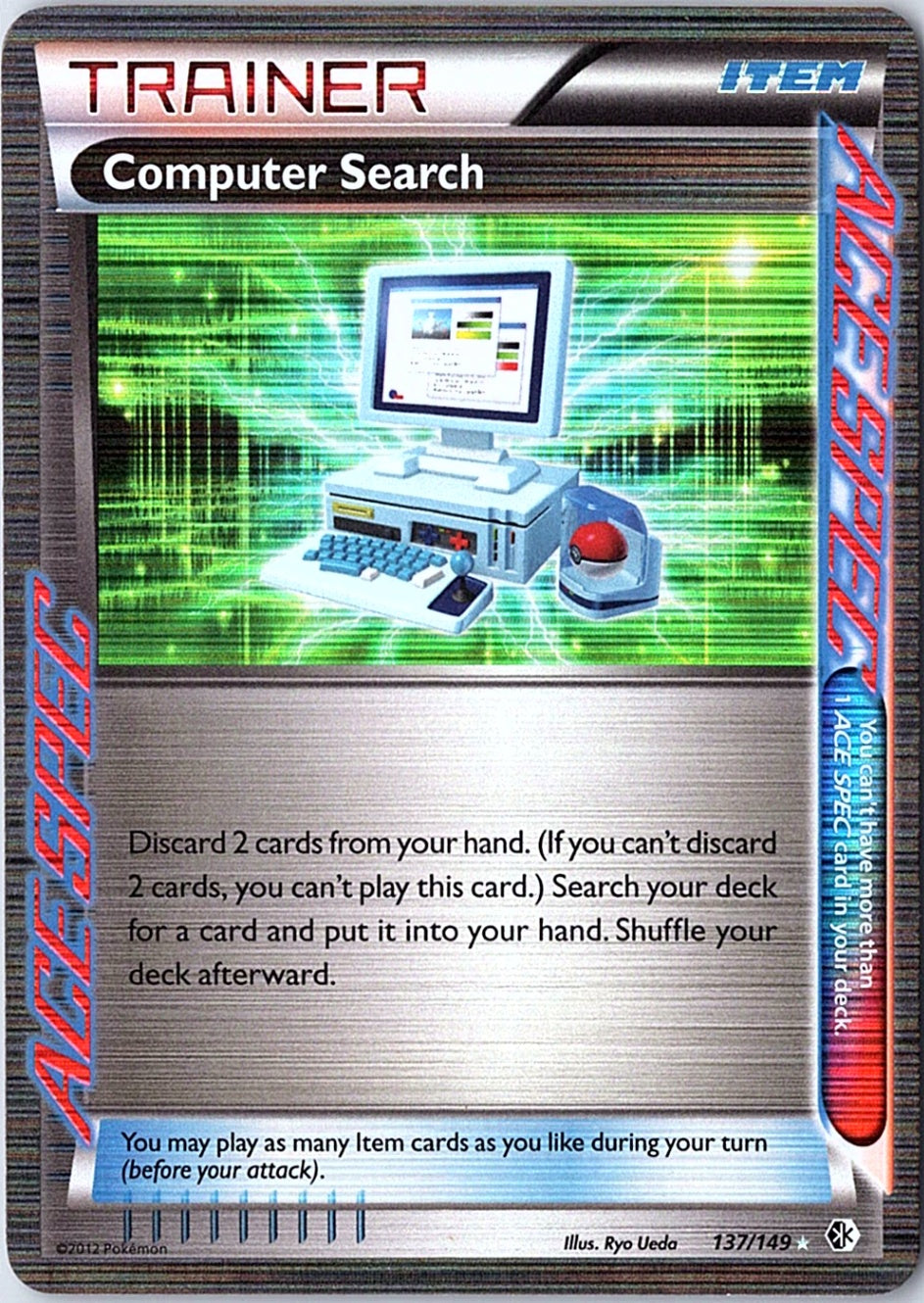 Computer Search Rare Ace Boundaries Crossed 137/149 NM