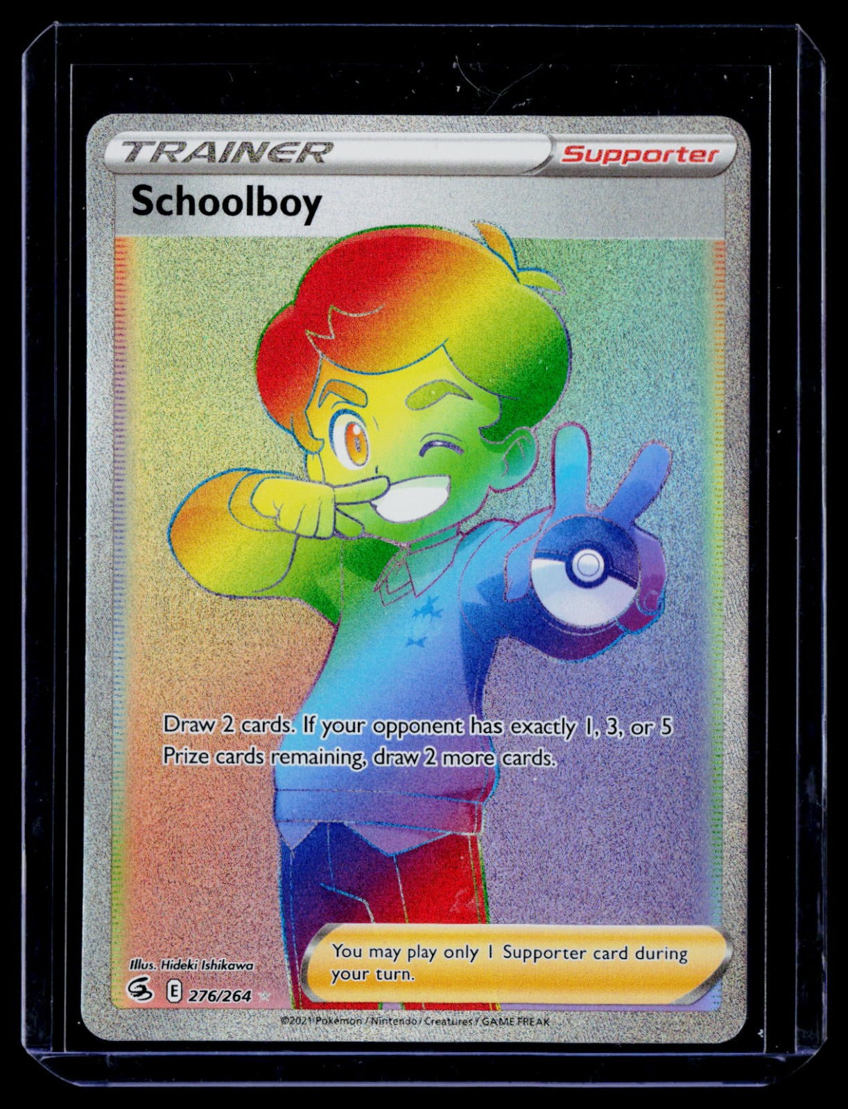 Schoolboy (Secret) Holo SWSH08: Fusion Strike 276/264 NM