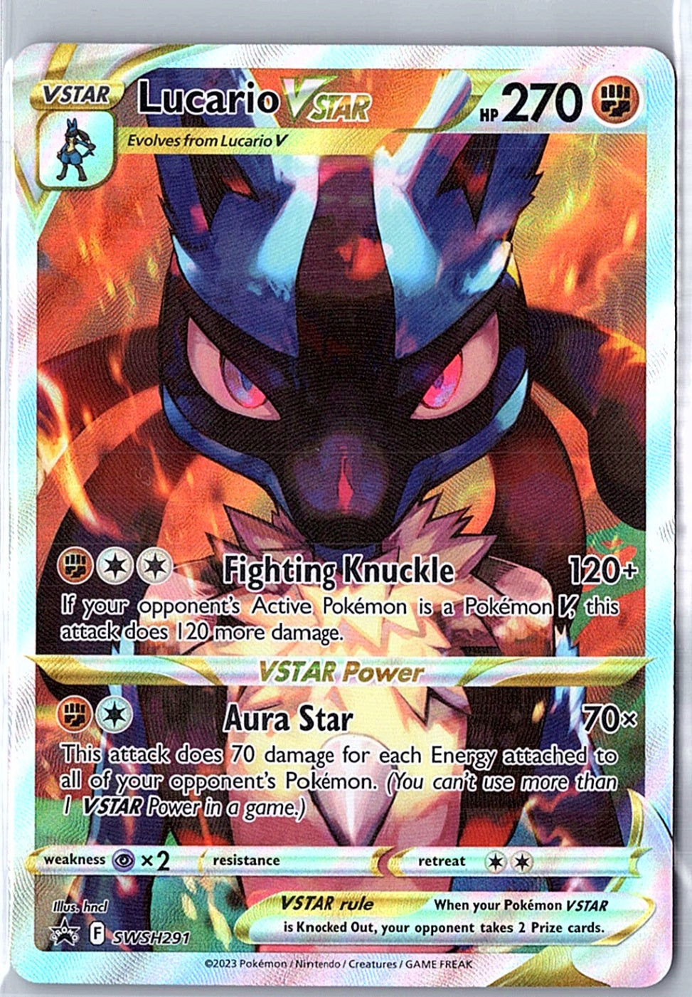 Lucario VSTAR - Promo SWSH: Sword & Shield Promo Cards SWSH291 NM