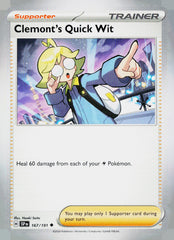 Clemont's Quick Wit SSP 167/191 NM