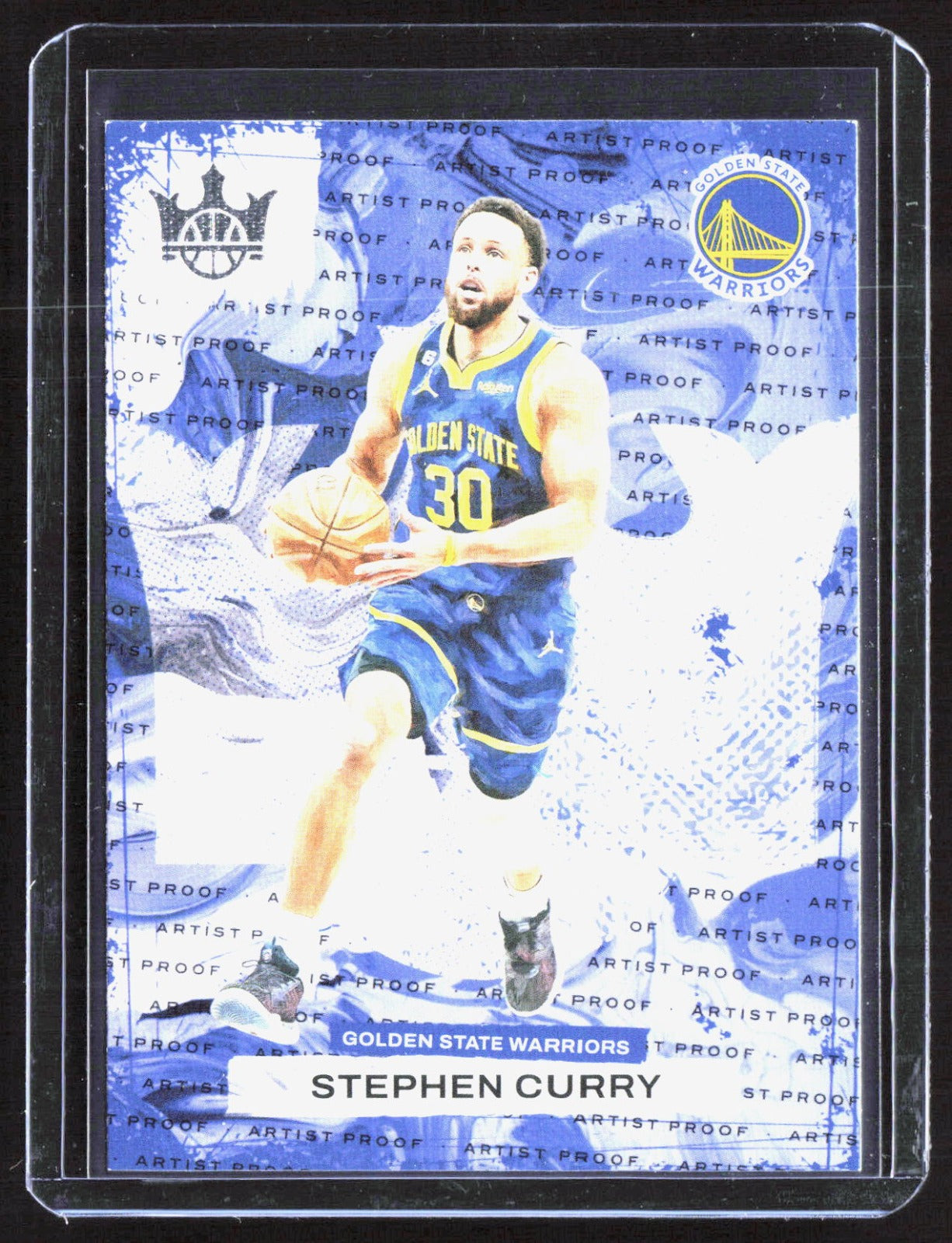 2023-24 Panini Court Kings - Artist Proof Stephen Curry 7 Golden State Warriors
