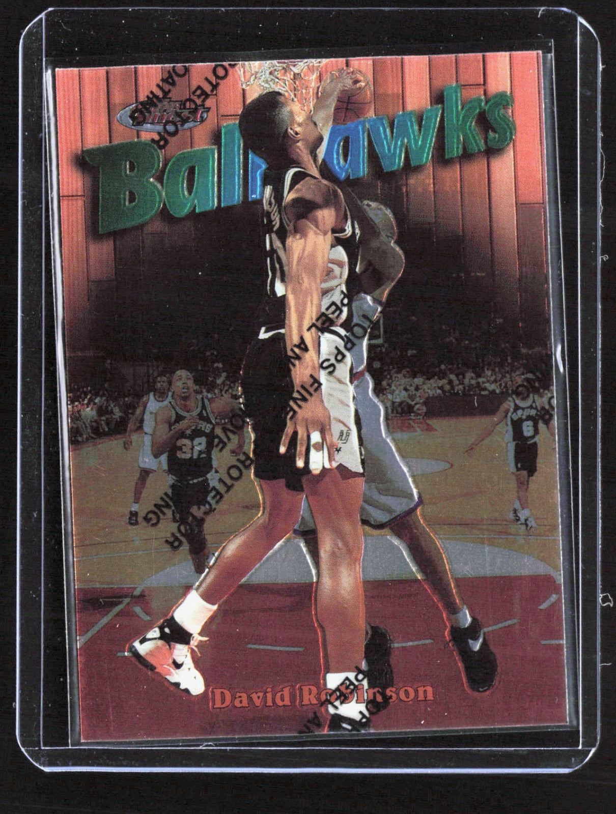 1997-98 Finest David Robinson 20 Basketball San Antonio Spurs