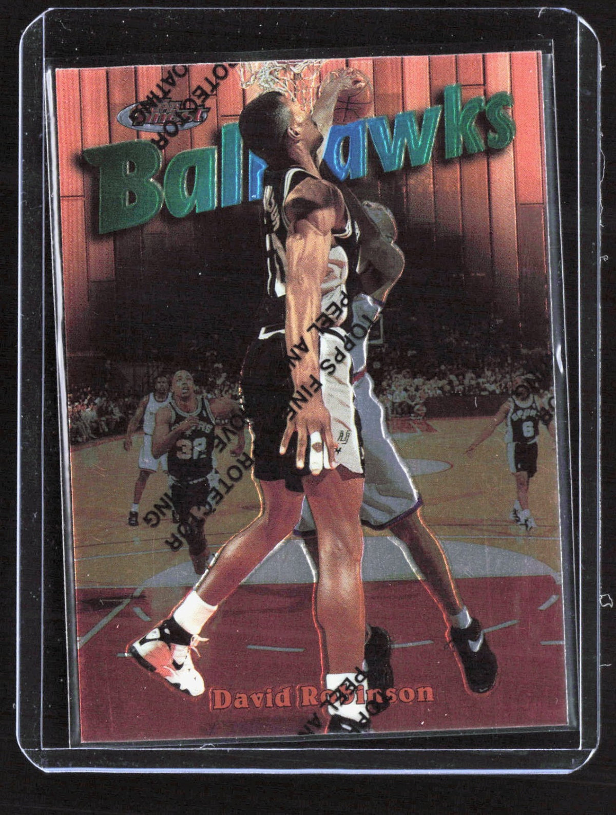 1997-98 Finest David Robinson 20 Basketball San Antonio Spurs