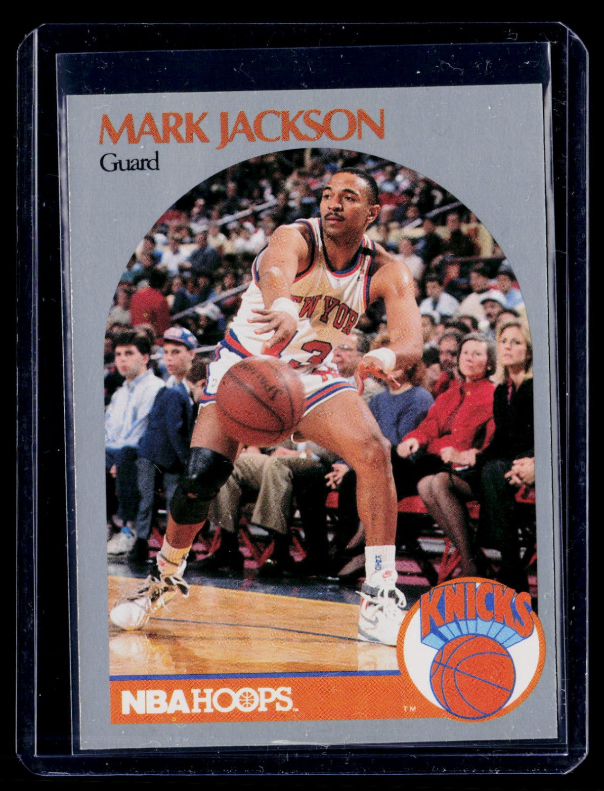 1990-91 Hoops Mark Jackson 205 Basketball (Mendez Brothers)