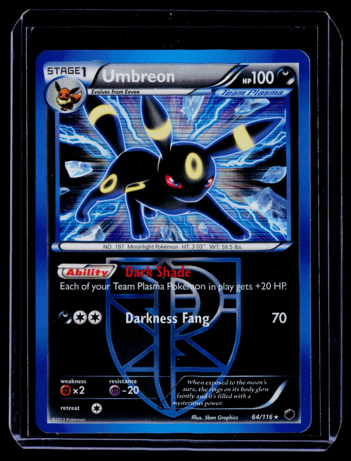 Umbreon (Team Plasma) Plasma Freeze 64/116 LP