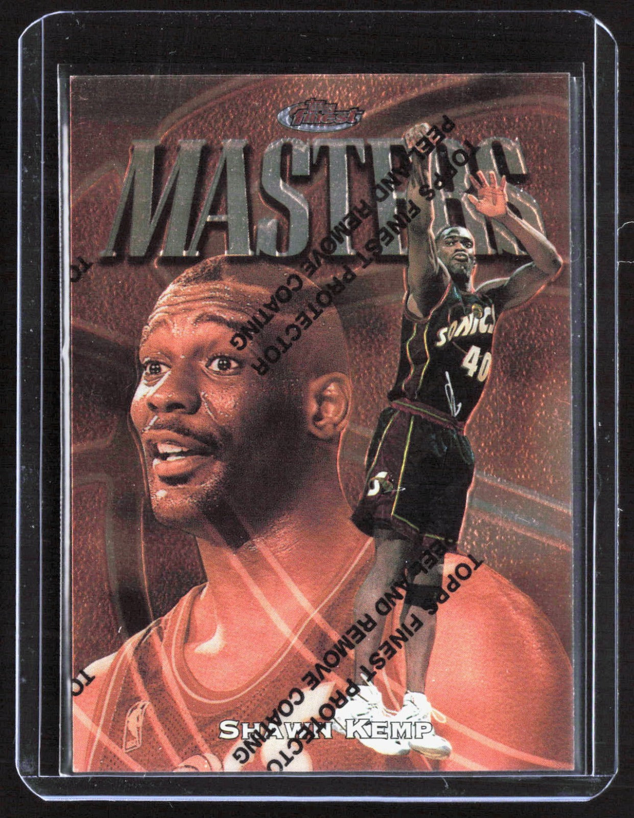 1997-98 Finest Shawn Kemp 59 Basketball Seattle SuperSonics