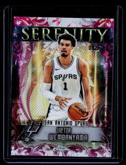 Victor Wembanyama Topps Chrome - Serenity Magenta Refractor SY-1 NM
