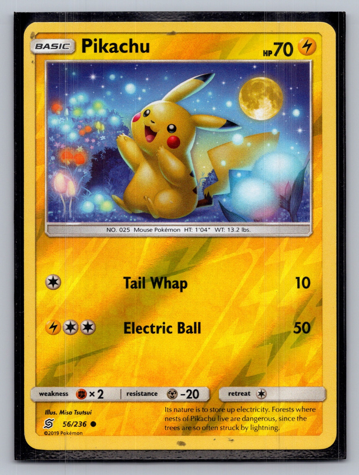 Pikachu (56) Common SM - Unified Minds 56/236 NM Reverse Holo