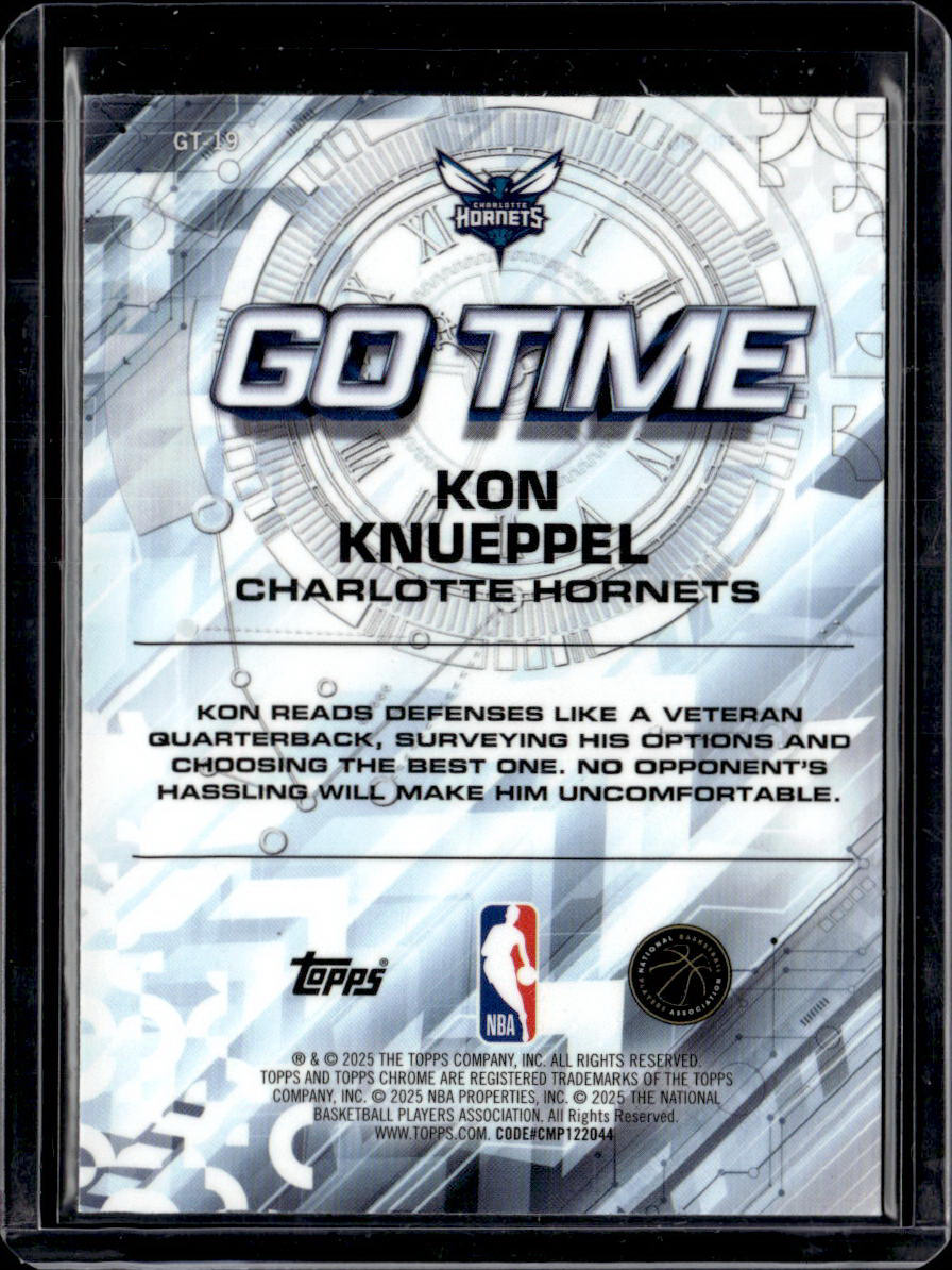 Kon Knueppel Go Time GT-19 NM (Back)