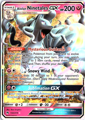 Alolan Ninetales GX Ultra Rare SM - Lost Thunder 132/214 NM
