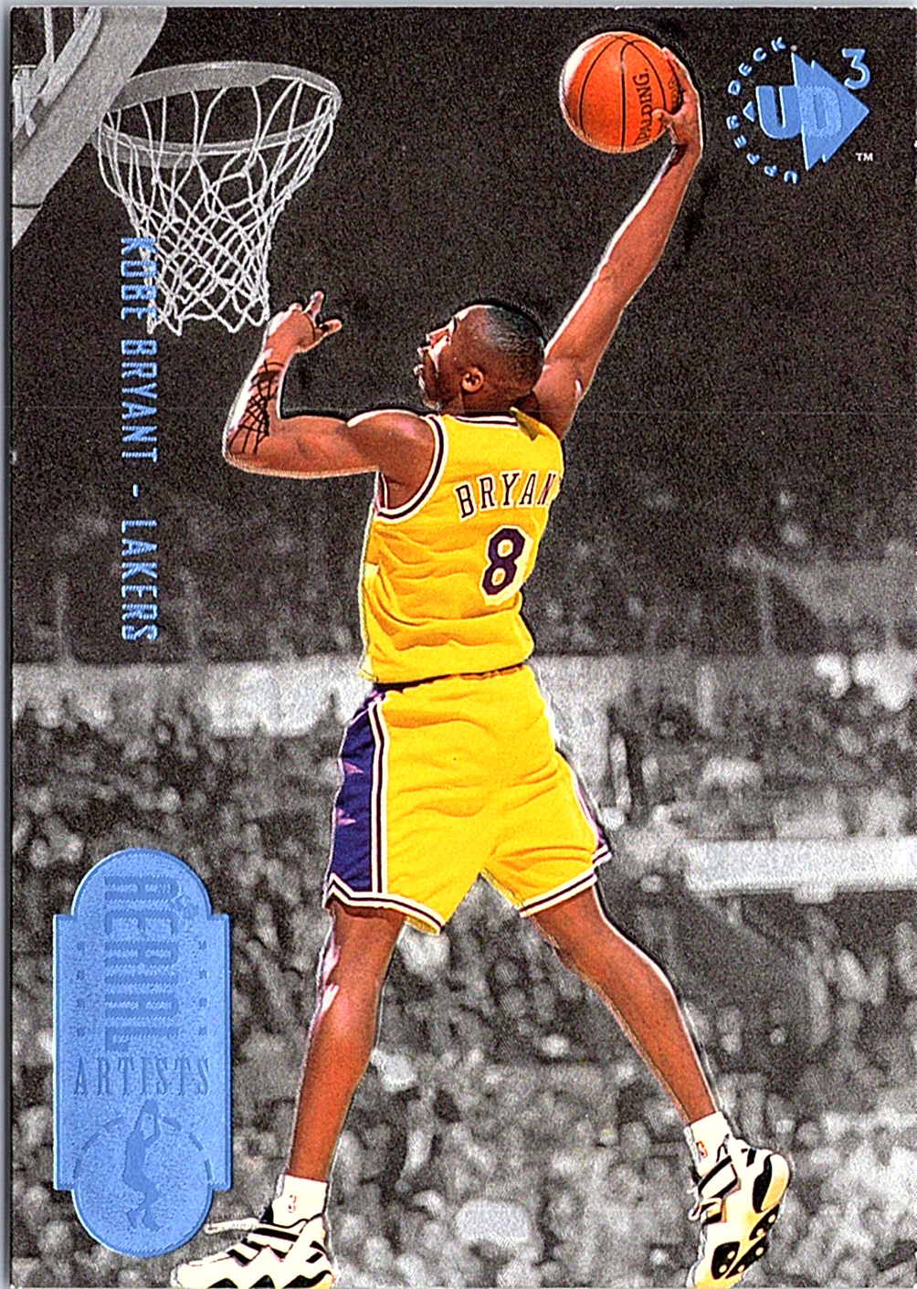 1996-97 Upper Deck UD3 Kobe Bryant 43 Basketball Los Angeles Lakers