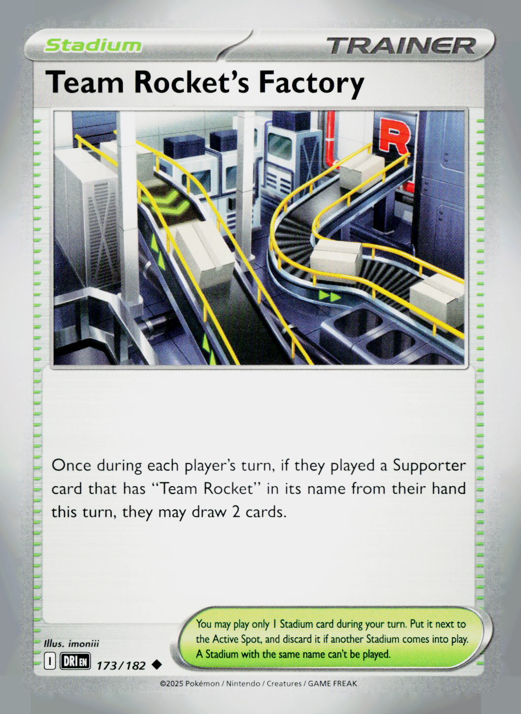 Team Rocket's Factory DRI 173/182 NM
