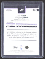2025-26 Topps - RC Ace Bailey 205 Basketball Utah Jazz