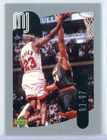 1998 Upper Deck Sticker Michael Jordan 41